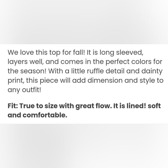 🆕🍁 Andree by Unit Peplum Ruffle Hem Peasant Blouse - Picture 11 of 15